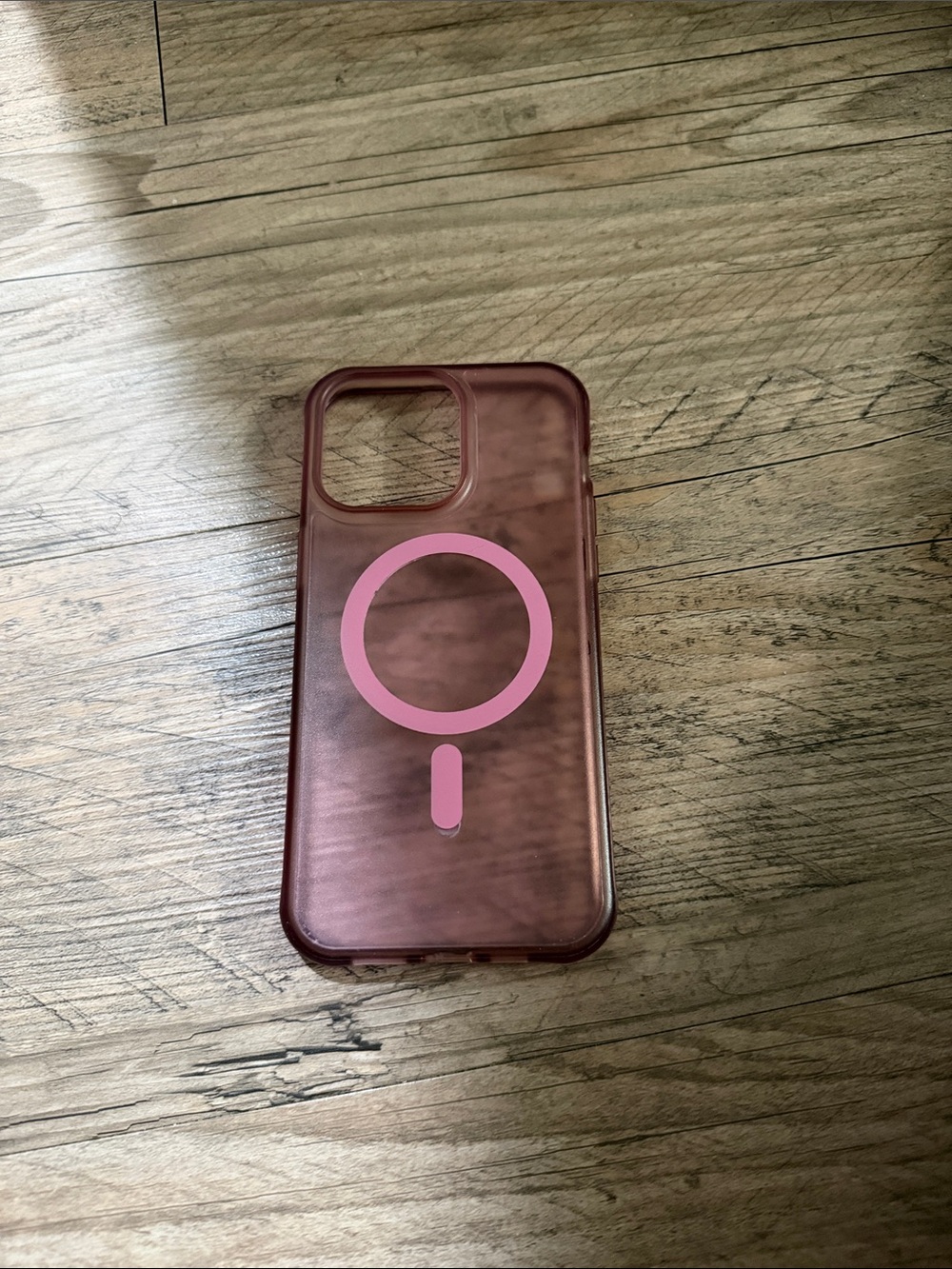 Pink Clear MagSafe-Compatible Phone Case - Unbranded